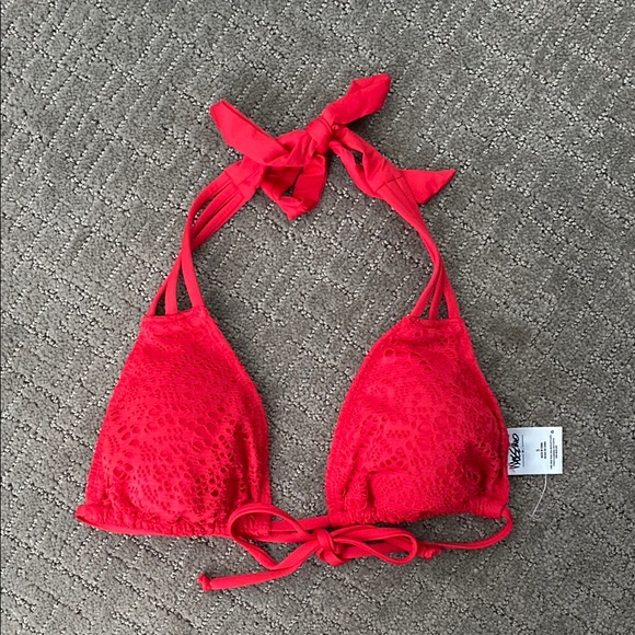 Mossimo Supply Co. Other - Red Eyelet Bikini Top